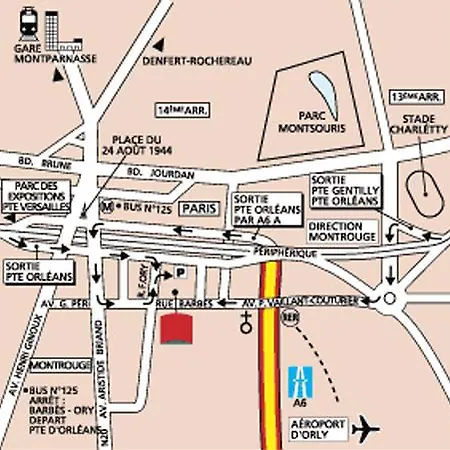 Ibis Paris Porte D'orleans 3*
